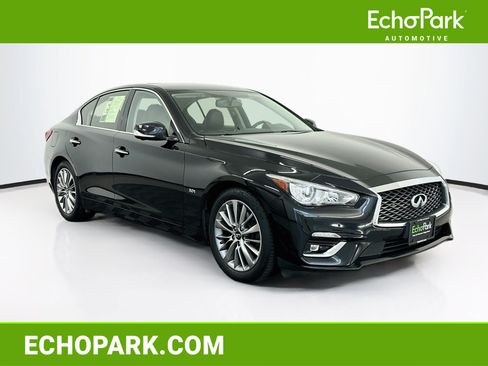Used 2019 INFINITI Q50 Luxe w/ Essential Package (3.0T Luxe) AWD/4WD image 1