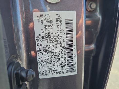 Certified 2021 Honda CR-V EX image 30