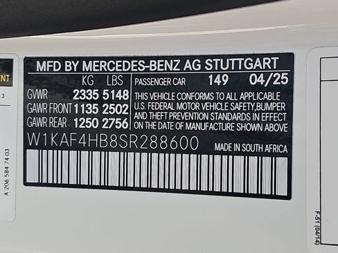 Used 2025 Mercedes-Benz C 300 4MATIC Sedan image 42