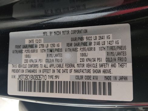 Used 2022 MAZDA CX-9 Touring AWD/4WD image 33