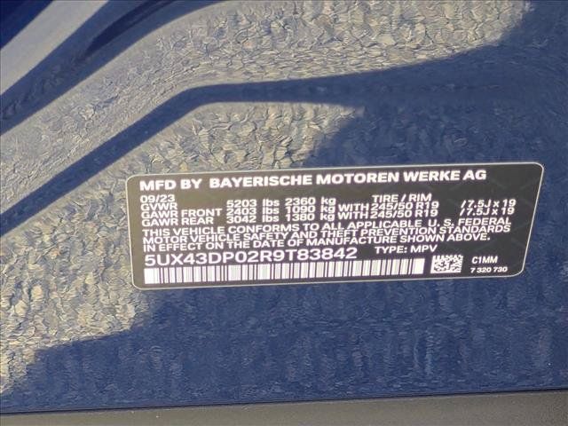 Certified 2024 BMW X3 sDrive30i w/ Convenience Package RWD image 26