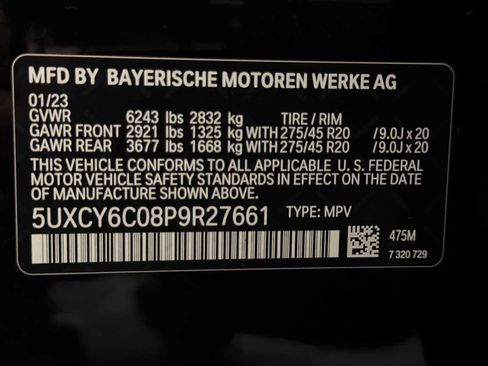 Certified 2023 BMW X6 xDrive40i w/ Executive Package image 22