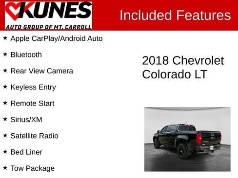 Used 2018 Chevrolet Colorado LT w/ LT Convenience Package AWD/4WD image 3