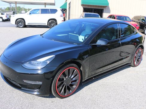 Used 2021 Tesla Model 3 Performance AWD/4WD image 1