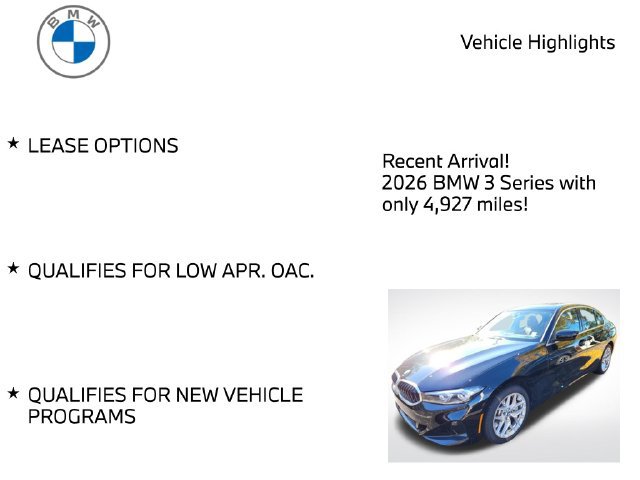 Used 2026 BMW 330i xDrive Sedan w/ Premium Package AWD/4WD image 4