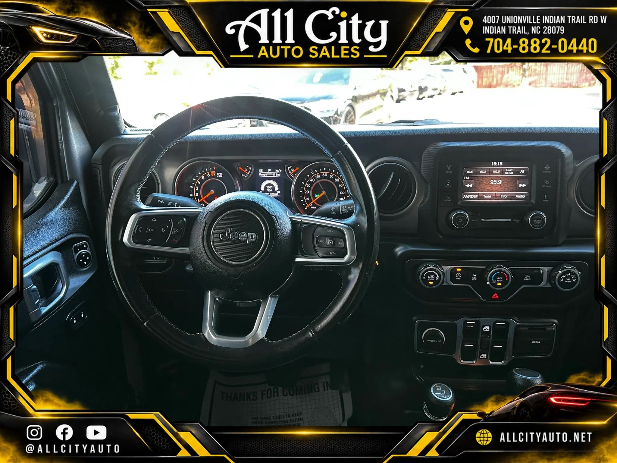 Used 2020 Jeep Gladiator Sport w/ Quick Order Package 24S AWD/4WD image 9