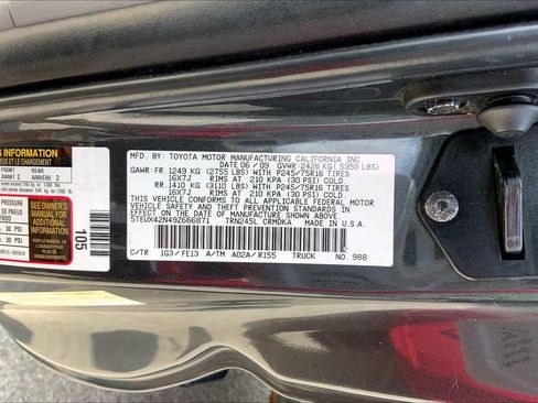 Used 2009 Toyota Tacoma 4x4 Access Cab image 28