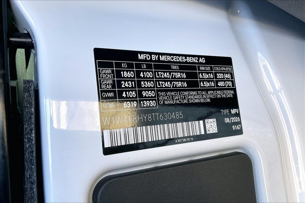 New 2026 Mercedes-Benz Sprinter 2500 image 12
