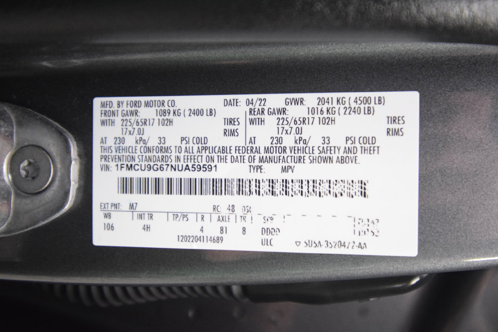 Used 2022 Ford Escape SE w/ Convenience Package AWD/4WD image 23