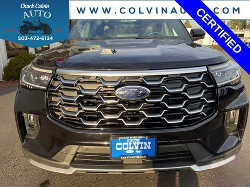 Certified 2025 Ford Explorer Platinum w/ LUX Leather Package image 12