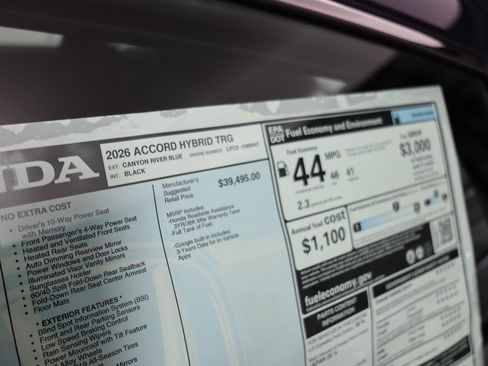New 2026 Honda Accord Touring image 28
