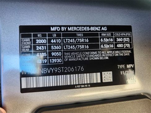 New 2025 Mercedes-Benz Sprinter 2500 image 22