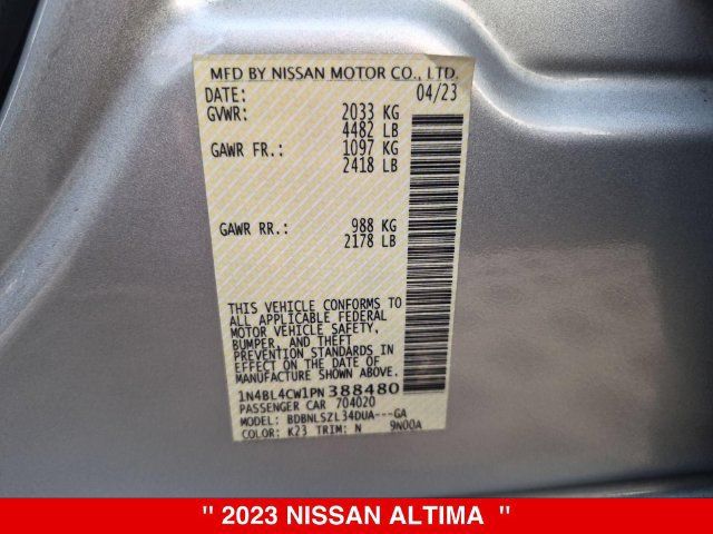 Certified 2023 Nissan Altima 2.5 SR AWD/4WD image 40