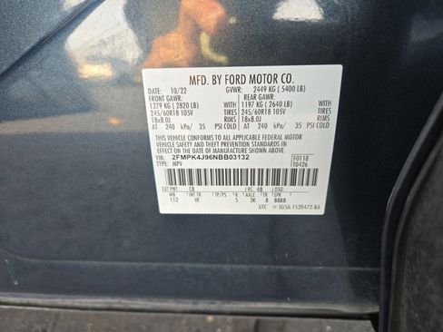 Certified 2022 Ford Edge SEL image 27