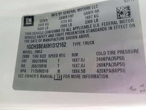 Used 2017 Chevrolet Colorado W/T w/ WT Convenience Package image 33