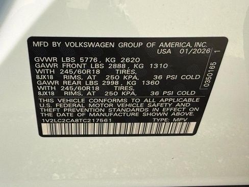 New 2026 Volkswagen Atlas Cross Sport SE AWD/4WD image 17