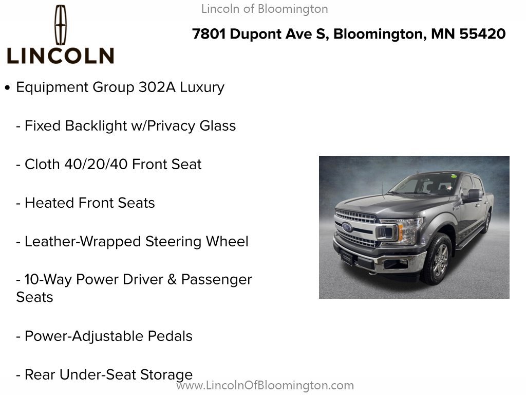 Used 2020 Ford F150 XLT w/ Equipment Group 302A Luxury AWD/4WD image 9