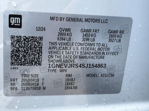 Used 2025 Chevrolet Traverse Z71 w/ Enhanced Driving Package AWD/4WD image 29