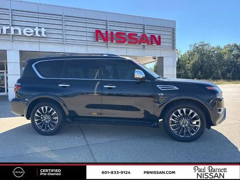 Certified 2022 Nissan Armada Platinum w/ Captain's Chairs Package image 18