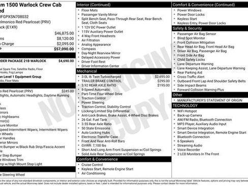 Used 2025 RAM 1500 Warlock AWD/4WD image 12