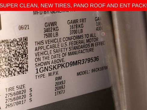 Used 2021 Chevrolet Tahoe Z71 w/ Rear Media and Nav Package AWD/4WD image 32