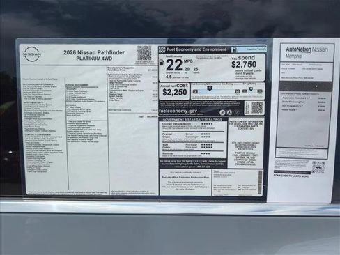 New 2026 Nissan Pathfinder Platinum AWD/4WD image 24