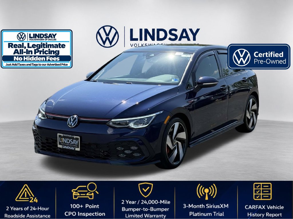 Certified 2023 Volkswagen GTI SE FWD image 3