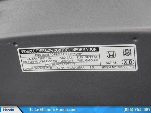 Certified 2026 Honda HR-V EX-L image 31