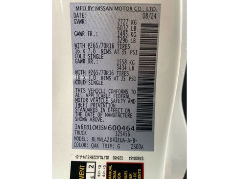 Used 2025 Nissan Frontier S w/ S Utility Package image 15