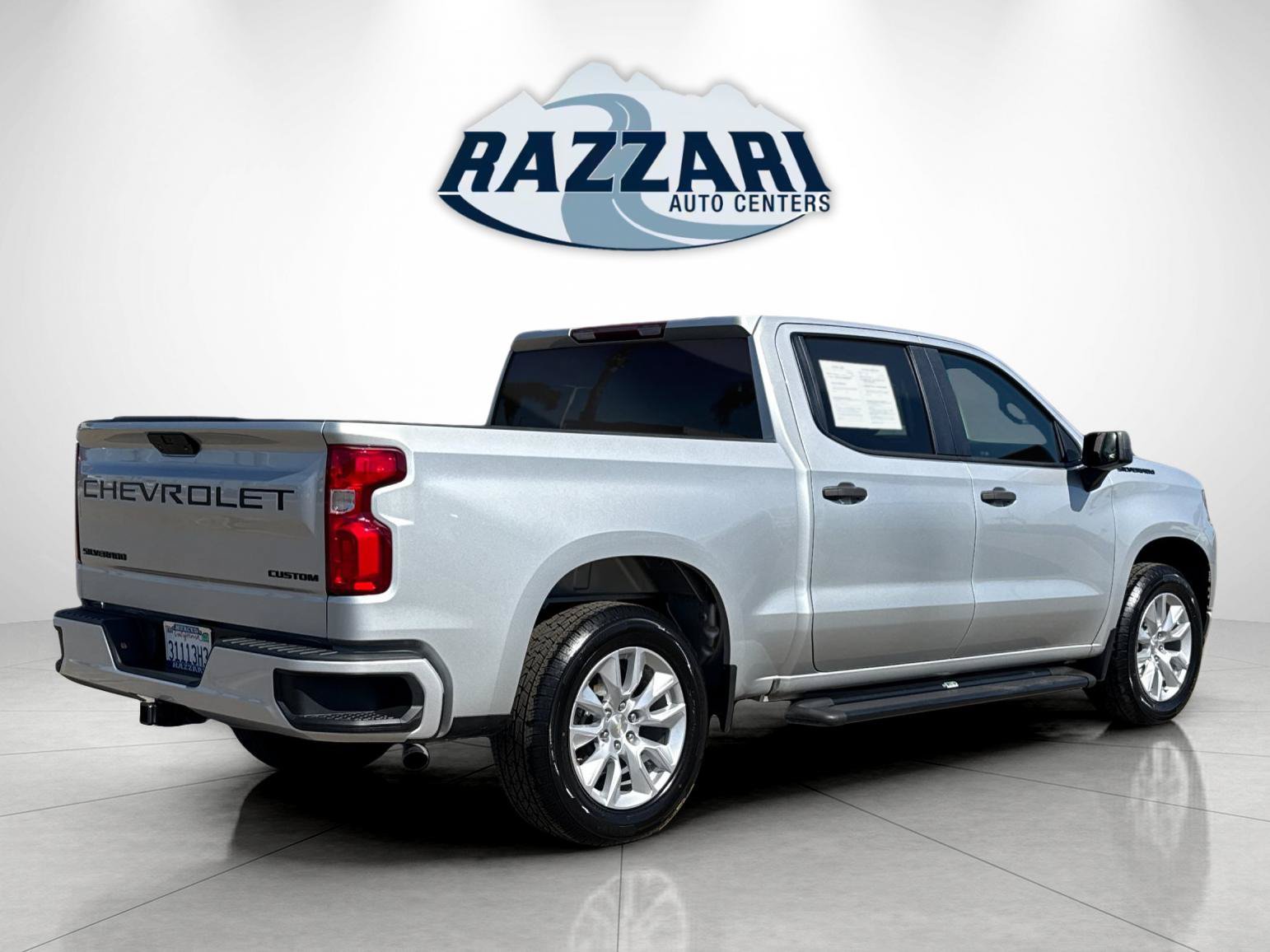 Used 2021 Chevrolet Silverado 1500 Custom w/ LPO, Dark Essentials Package RWD image 3
