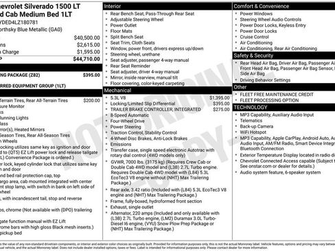 Used 2020 Chevrolet Silverado 1500 LT w/ Trailering Package AWD/4WD image 32