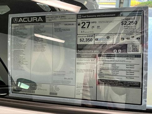New 2025 Acura ADX A-Spec image 23