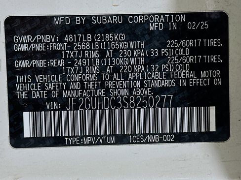 Used 2025 Subaru Crosstrek 2.0i Premium image 12