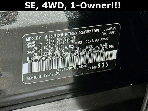 Used 2024 Mitsubishi Outlander SE image 34