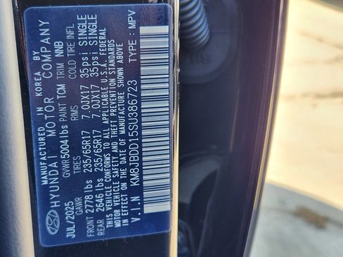 New 2025 Hyundai Tucson Blue image 37