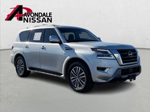 Certified 2021 Nissan Armada SL w/ Captain's Chairs Package image 9