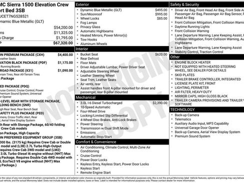 Used 2022 GMC Sierra 1500 Elevation w/ Elevation Premium Package AWD/4WD image 2