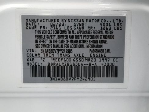 Used 2023 Nissan Sentra SR w/ Trunk Package FWD image 15