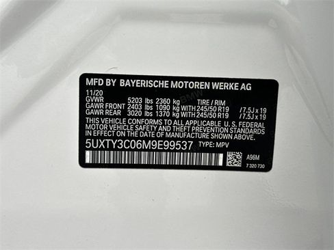 Used 2021 BMW X3 sDrive30i w/ Executive Package image 38