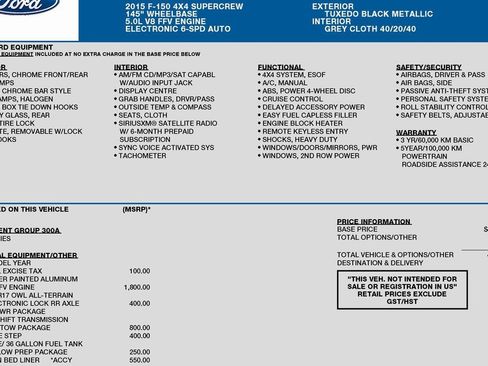 Used 2015 Ford F150 XLT w/ Trailer Tow Package image 2