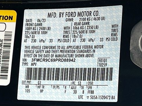 Used 2023 Ford Bronco Sport Outer Banks w/ Tech Package AWD/4WD image 32