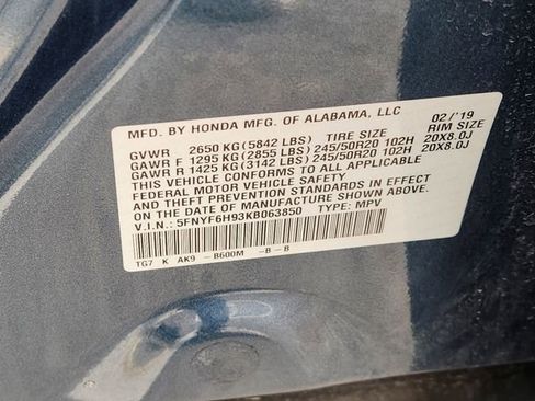 Used 2019 Honda Pilot Touring image 37