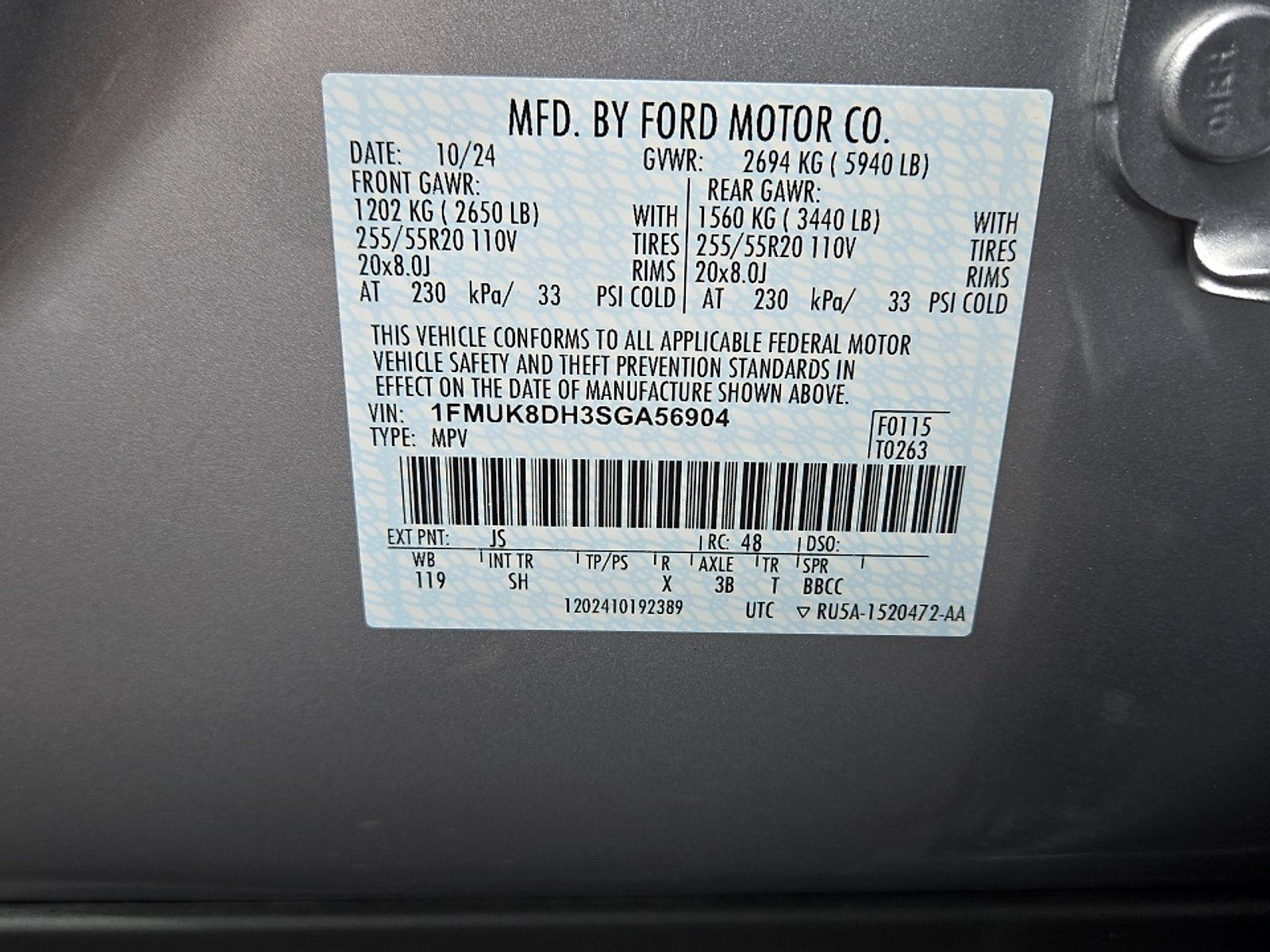 Used 2025 Ford Explorer Active w/ Active Comfort Package AWD/4WD image 25