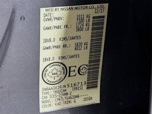 Used 2018 Nissan Titan SV image 29