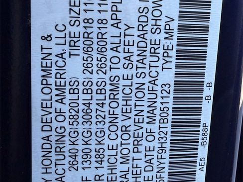 New 2026 Honda Passport RTL image 36