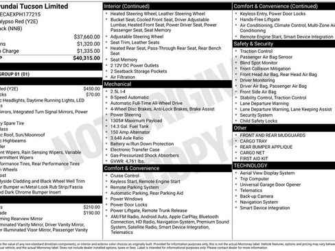 Certified 2023 Hyundai Tucson Limited AWD/4WD image 31