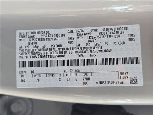 New 2026 Ford F250 Platinum w/ Tremor Off-Road Package AWD/4WD image 18