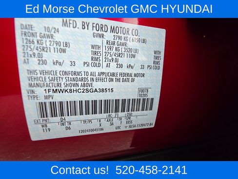 Used 2025 Ford Explorer Platinum w/ Ultimate Package AWD/4WD image 23