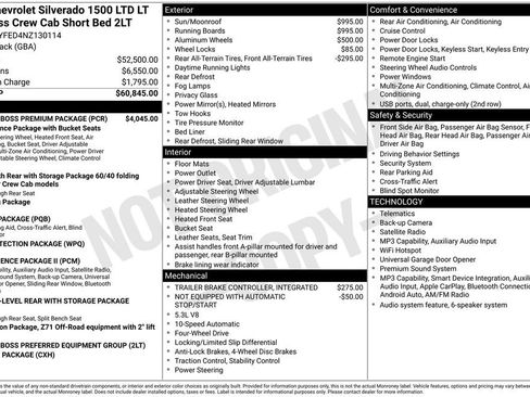 Used 2022 Chevrolet Silverado 1500 LT Trail Boss w/ LT Trail Boss Premium Package AWD/4WD image 12