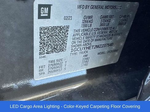 Used 2021 Chevrolet Silverado 1500 High Country w/ Technology Package image 32